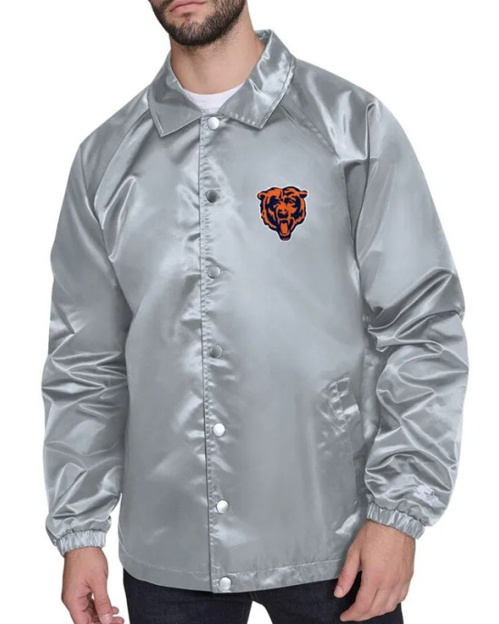 Chicago Bears Retro Logo Coaches Jacket Chicago Bears Retro Logo Coaches Jacket