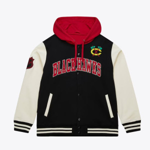 Chicago Blackhawks Rinkside Varsity Fleece Jacket