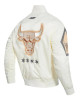 Chicago Bulls 2024/25 City Edition Chenille Cream Satin Jacket Chicago Bulls 2024/25 City Edition Chenille Cream Satin Jacket