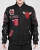 Chicago Bulls Animal Patches Varsity Jacket Chicago Bulls Animal Patches Varsity Jacket