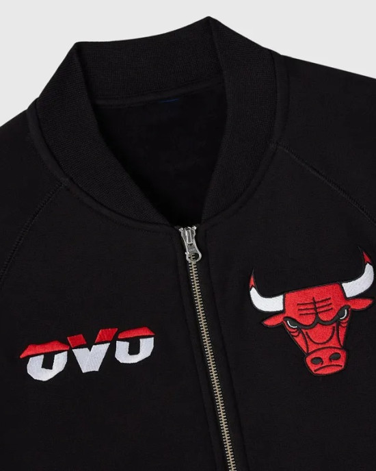 Chicago Bulls Black Fleece Jacket – Owl Edition