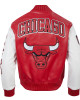 Chicago Bulls City Signature Men's Leather Varsity Jacket