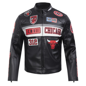 Chicago Bulls Men's Moto Jacket