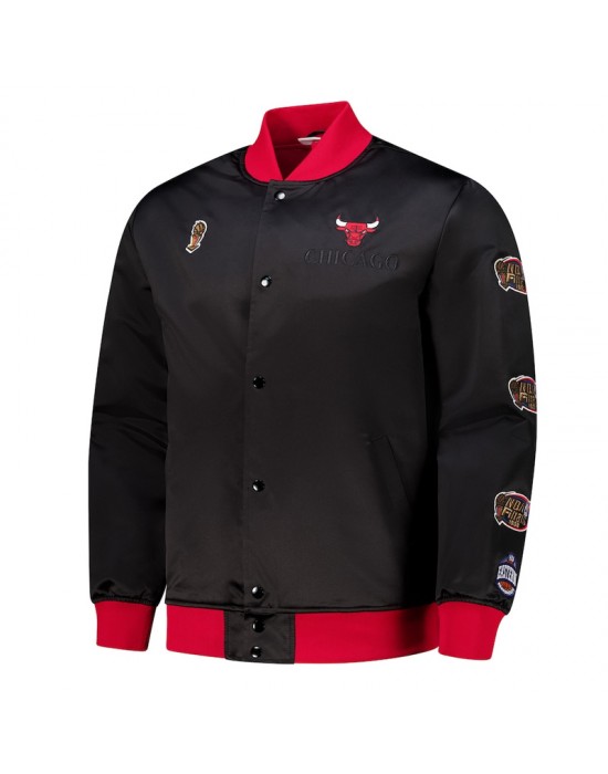 Chicago Bulls OG 3.0 Lightweight Black Satin Jacket