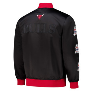 Chicago Bulls OG 3.0 Lightweight Black Satin Jacket