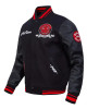 Chicago Bulls Team Badge Classic Rib Varsity Jacket