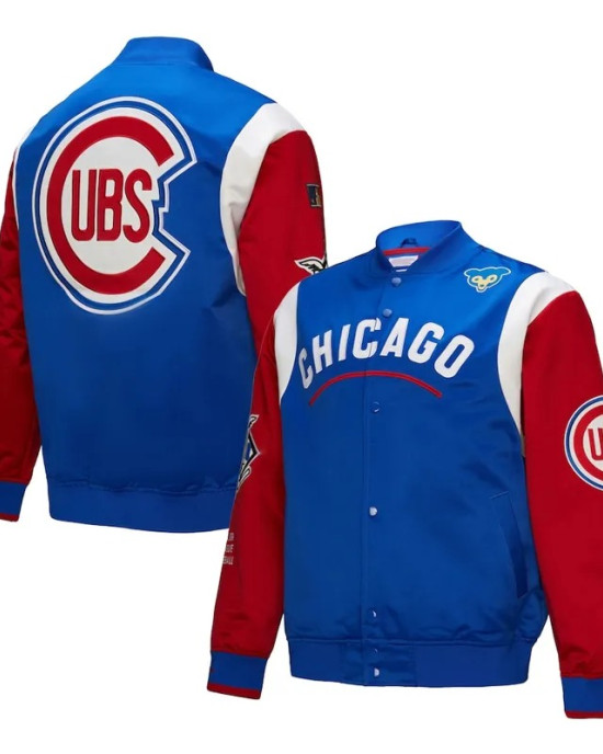 Chicago Cubs Cooperstown Team Origins Satin Jacket Chicago Cubs Cooperstown Team Origins Satin Jacket