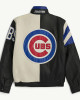 Chicago Cubs Retro Full Zip Leather Jacket