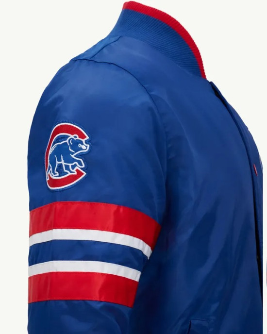 Chicago Cubs Scout I Royal Satin Jacket