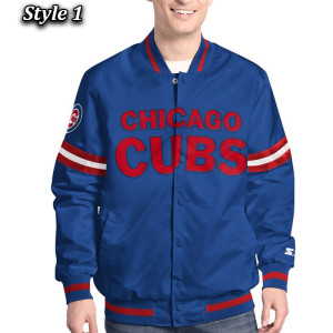 Chicago Cubs Scout Varsity Satin Jacket