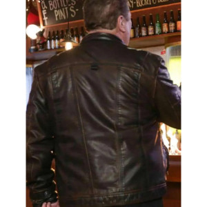 Chicago Fire Mike Starr Leather Jacket
