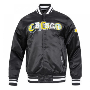 Chicago Sky City Ransom Classic Rib Satin Jacket