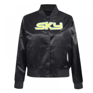 Chicago Sky Classic Essentials Black Satin Jacket