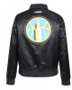 Chicago Sky Classic Essentials Black Satin Jacket Chicago Sky Classic Essentials Black Satin Jacket