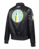Chicago Sky Classic Essentials Black Satin Jacket Chicago Sky Classic Essentials Black Satin Jacket