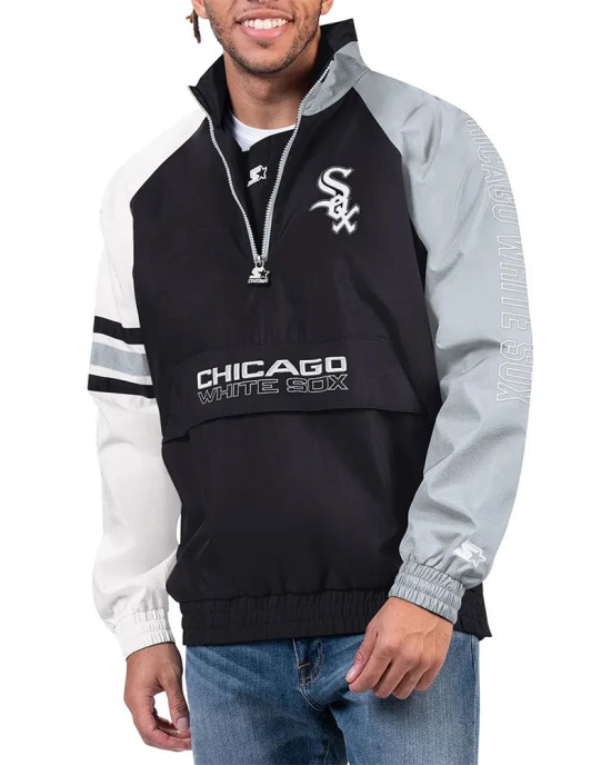 Chicago White Sox Elite Half Zip Pullover Jacket Chicago White Sox Elite Half Zip Pullover Jacket