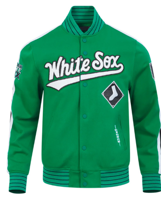 Chicago White Sox Green/Black Game Day Jacket with Current Logo