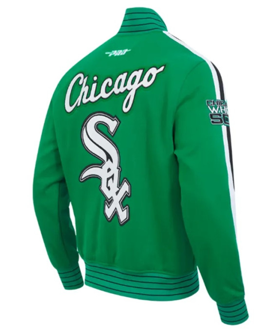 Chicago White Sox Green/Black Game Day Jacket with Current Logo