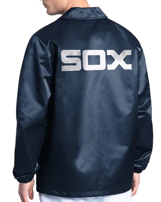 Chicago White Sox Point Man Coaches Navy Jacket