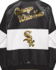 Chicago White Sox Satin Black And White Varsity Jacket Chicago White Sox Satin Black And White Varsity Jacket