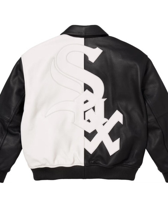 Chicago White Sox Varsity Full-Zip Leather Jacket