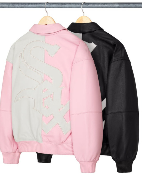 Chicago White Sox Varsity Full-Zip Leather Jacket