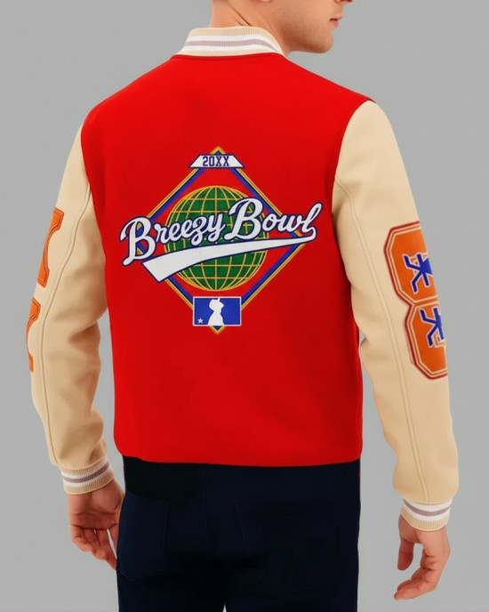 Chris Brown Breezy Bowl 2025 Varsity Jacket 20th Anniversary Chris Brown Breezy Bowl 2025 Varsity Jacket 20th Anniversary