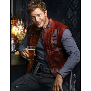Chris Pratt Guardians of The Galaxy Leather Vest