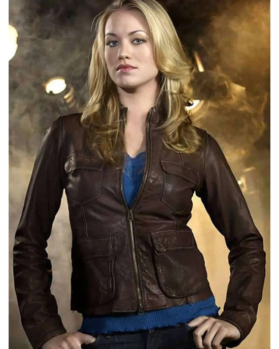 Chuck Yvonne Strahovski Leather Jacket
