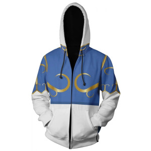 Chun Li Street Fighter Fleece Hoodie