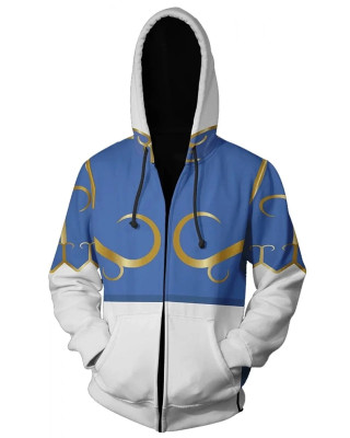 Chun Li Street Fighter Fleece Hoodie