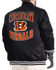 Cincinnati Bengals Adaptive Team Graphic Varsity Satin Jacket