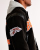 Cincinnati Bengals Black Varsity Bomber Wool Jacket