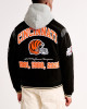 Cincinnati Bengals Black Varsity Bomber Wool Jacket