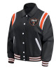 Cincinnati Bengals Lightweight Black Varsity Satin Jacket