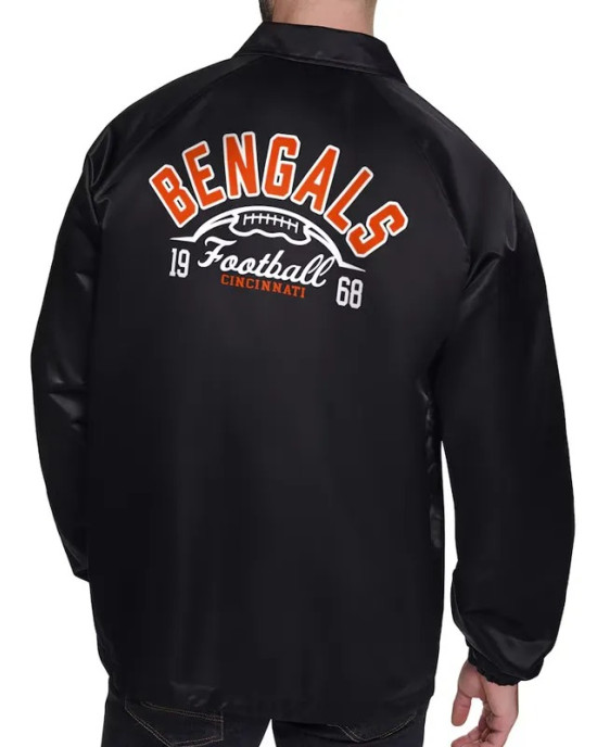 Cincinnati Bengals Retro Logo Coaches Jacket Cincinnati Bengals Retro Logo Coaches Jacket