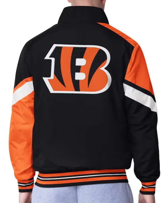 Cincinnati Bengals Strong Arm Black Full-Zip Jacket Cincinnati Bengals Strong Arm Black Full-Zip Jacket