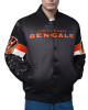 Cincinnati Bengals Triple Option Varsity Satin Jacket