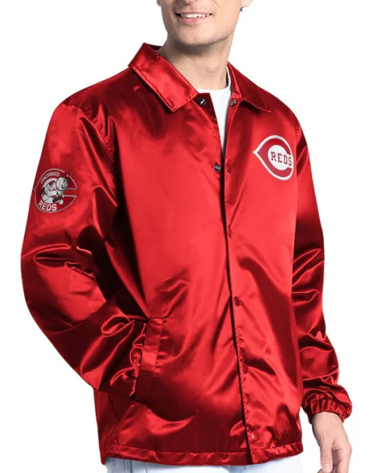 Cincinnati Reds Point Man Coaches Red Jacket Cincinnati Reds Point Man Coaches Red Jacket