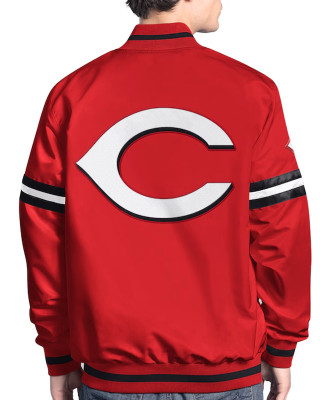 Cincinnati Reds Varsity Scout Satin Jacket