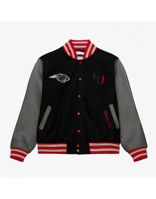 Clark Atlanta University Panthers Homecoming Black Varsity Jacket