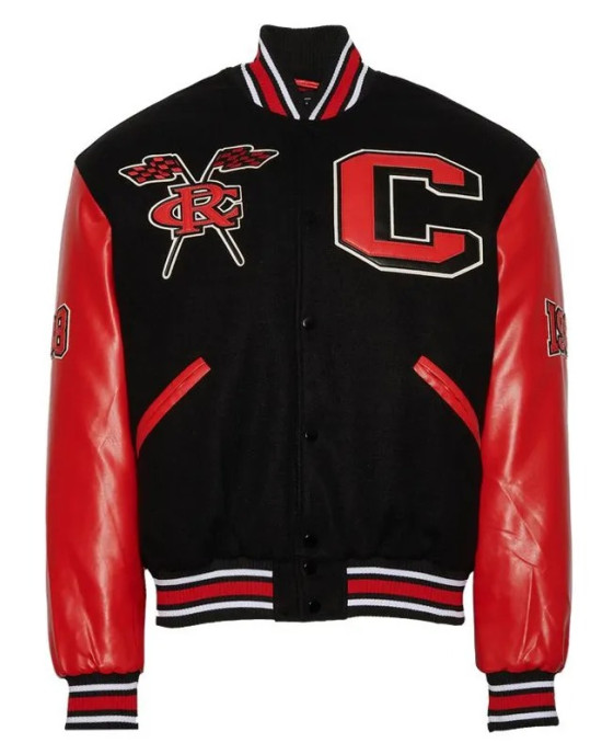 Clark Atlanta University Wool and Leather Varsity Jacket