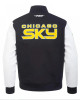 Classic Chenille Chicago Sky Varsity Jacket