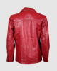 Classic Red Leather Coat Classic Red Leather Coat