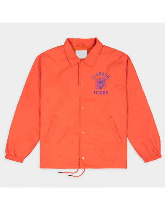 Clemson Tigers Vintage Logo Coaches Jacket
