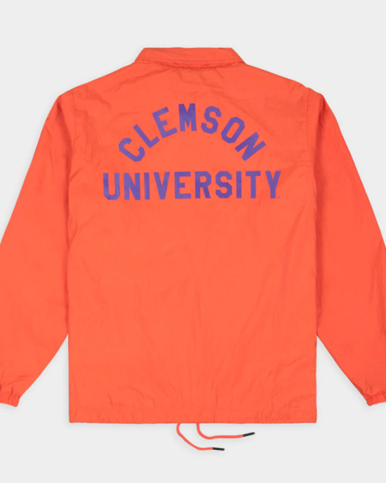 Clemson Tigers Vintage Logo Coaches Jacket Clemson Tigers Vintage Logo Coaches Jacket