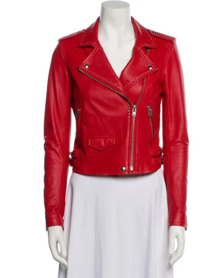 Cleopatra Coleman Clipped Leather Jacket
