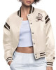 Cleveland Browns Cream Full Count Satin Jacket