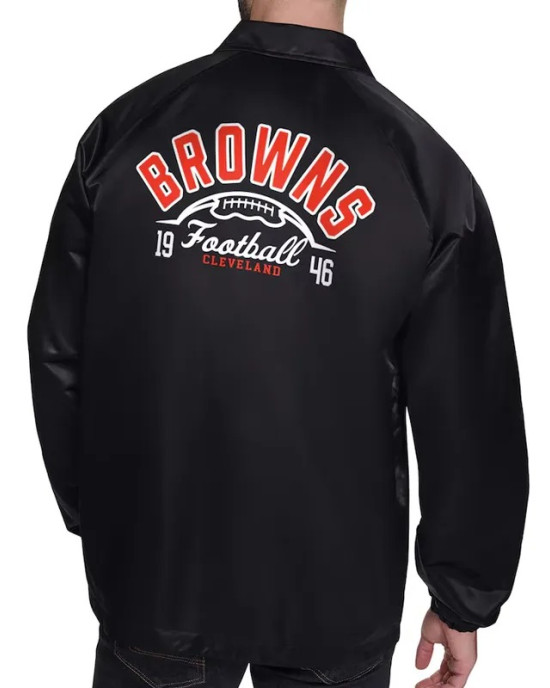 Cleveland Browns Retro Logo Coaches Jacket