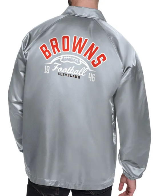 Cleveland Browns Retro Logo Coaches Jacket